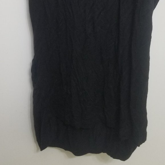 black w floral lace women's M top, brand unknown - Picture 7 of 7